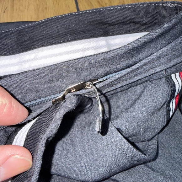 VTG Disney Worldwide Services Gray Striped Uniform Pants 42/44x32 Bus driver - Picture 7 of 8